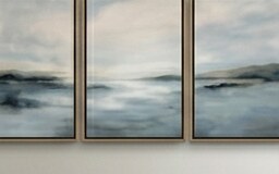 The triptych — three-panel sequence